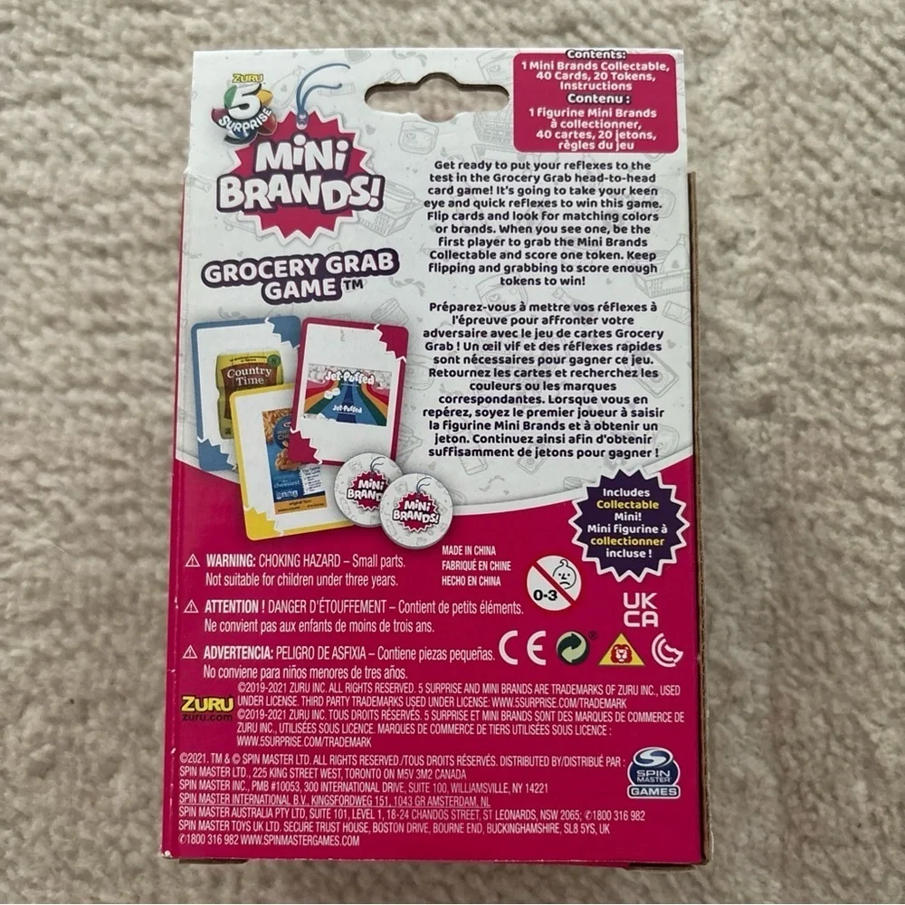 Zuru Mini Brands Grocery Grab Game - Multicolor